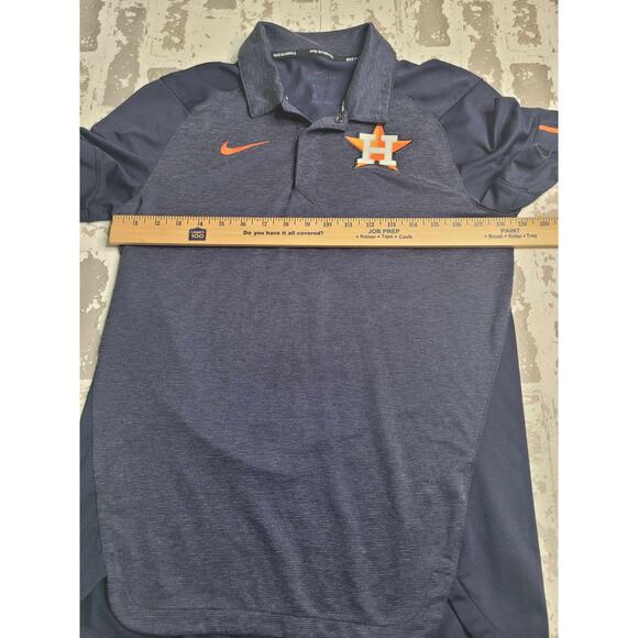 2743 Nike Baseball‎ Dri-Fit Houston Astros Polo Small - Picture 3 of 5